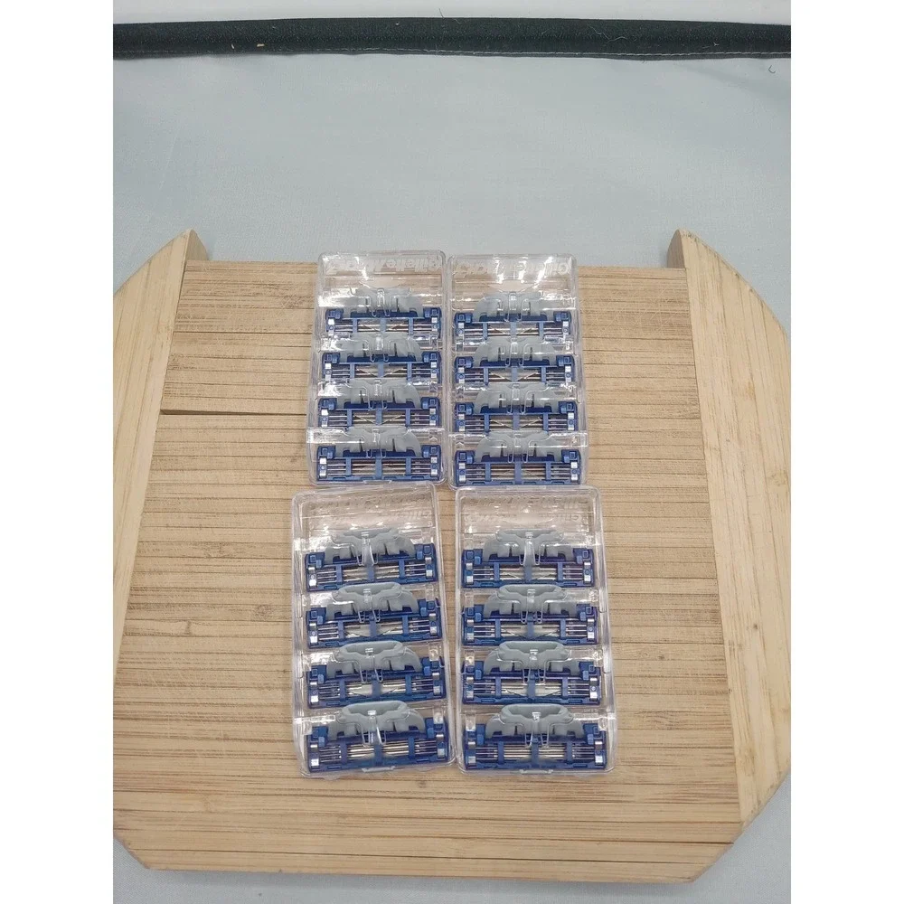 16 Gillette Mach3 Advanced Razor Blade‎ Refill Cartridges Pack Mach 3